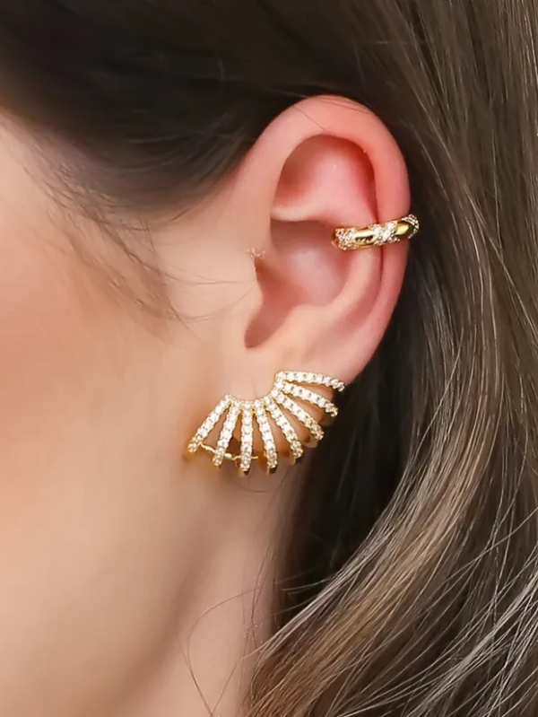 Ear Cuff pequeno 8 Argolas