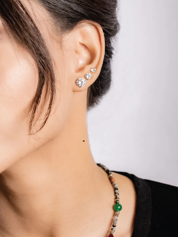 Brinco Rommanel kit 3 furos