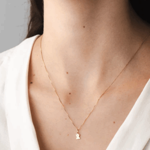 Pingente de Ouro 18k Urso Liso